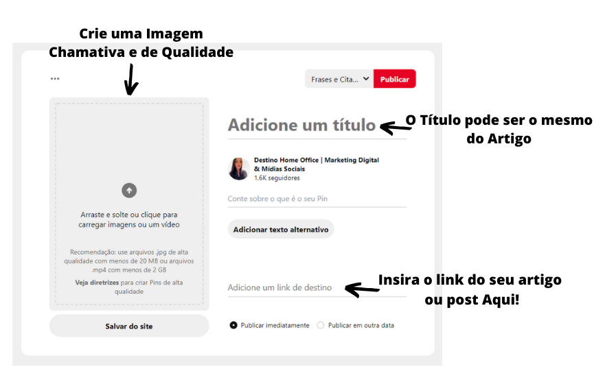 Como Aumentar o Tráfego do Blog com o Pinterest