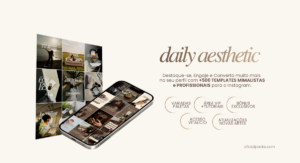 Pack Daily Aesthetic +500 Templates Creators Editáveis